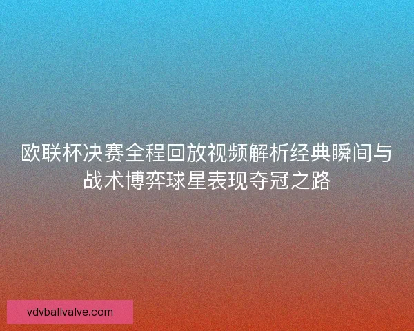 欧联杯决赛全程回放视频解析经典瞬间与战术博弈球星表现夺冠之路